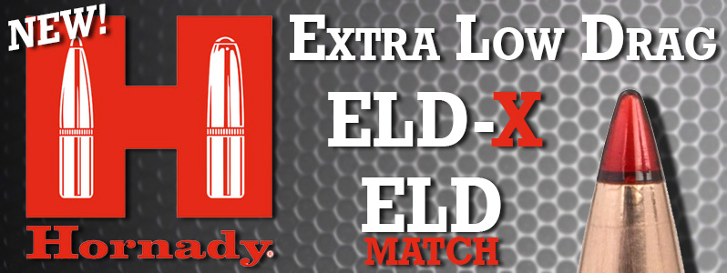 ELD-X and ELD Match Bullets announced from Hornady Manufacturing