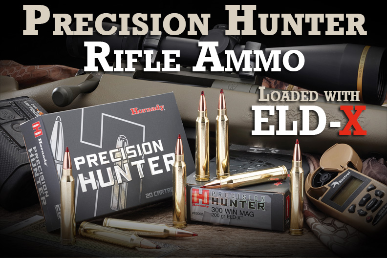 Hornady Precision Hunter Ammunition with ELD-X Bullets