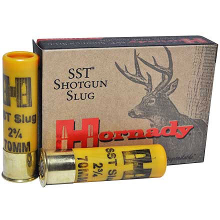Hornady SST Slug 20 Gauge 2-3/4" 250 Grain Super Shock Tip 5 Rounds