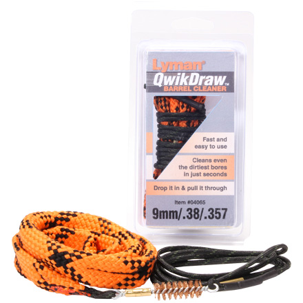 Quick Draw Bore Cleaner 9mm .38 .357