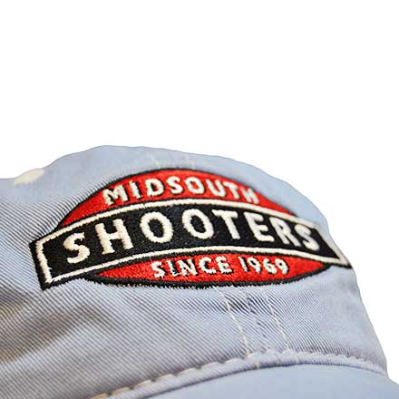 Midsouth Shooters Traditional Hat Light Blue With White Mesh Back