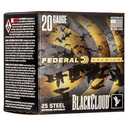 Federal Black Cloud FLITESTOPPER 20 Gauge 3" 1oz #3 Steel Shot 25 Rounds