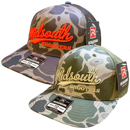 Richardson 112 Classic Camo Trucker Caps With Midsouth 3D Style